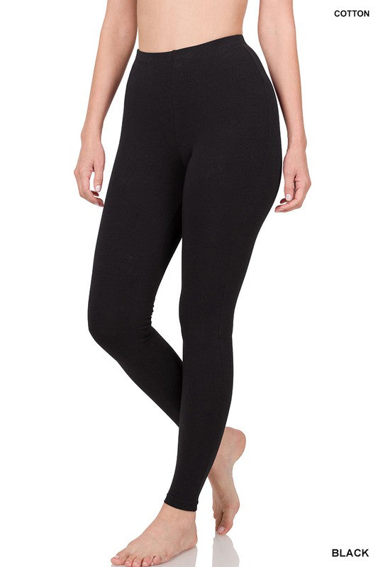 Better Cotton Full Length Leggings – Cedar and Company Boutique